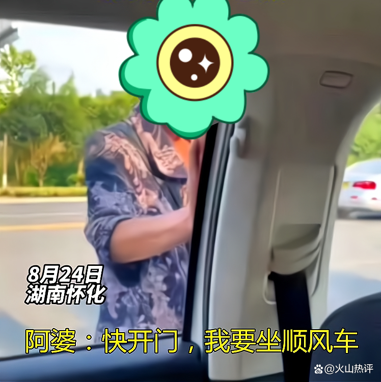 湖南女子模拟路考,阿婆缠着要坐顺风车,强行拉开车门导致不合格