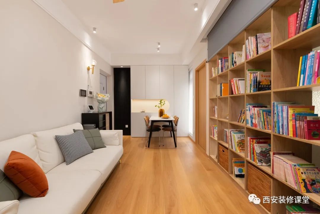 70m2一室变两室,三口简约之家