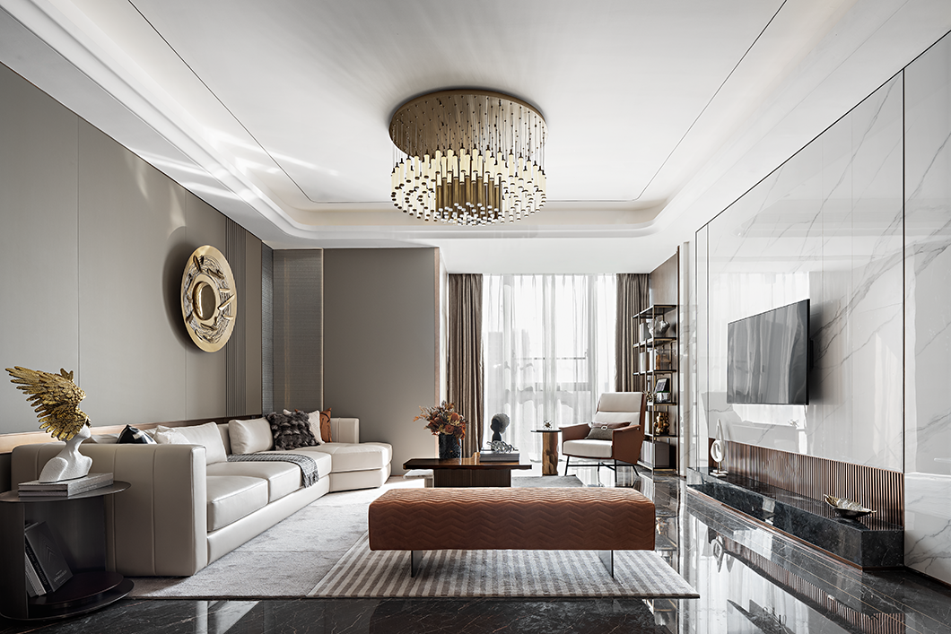 别墅装修 | 210㎡精致轻奢，演绎时尚都市风!