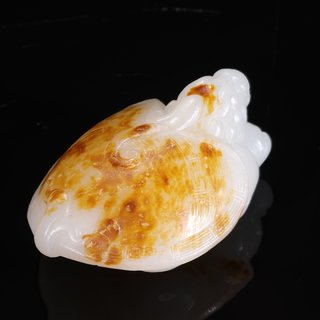 和田玉籽料|旧藏【和田玉籽料 龙龟 把件】