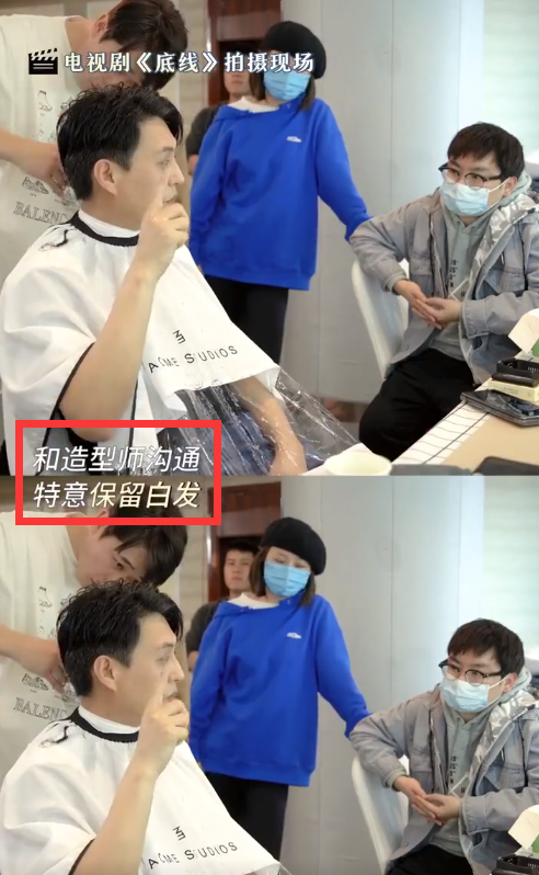 靳东|靳东约好友打网球，满头白发，和台上俊男形象判若两人！