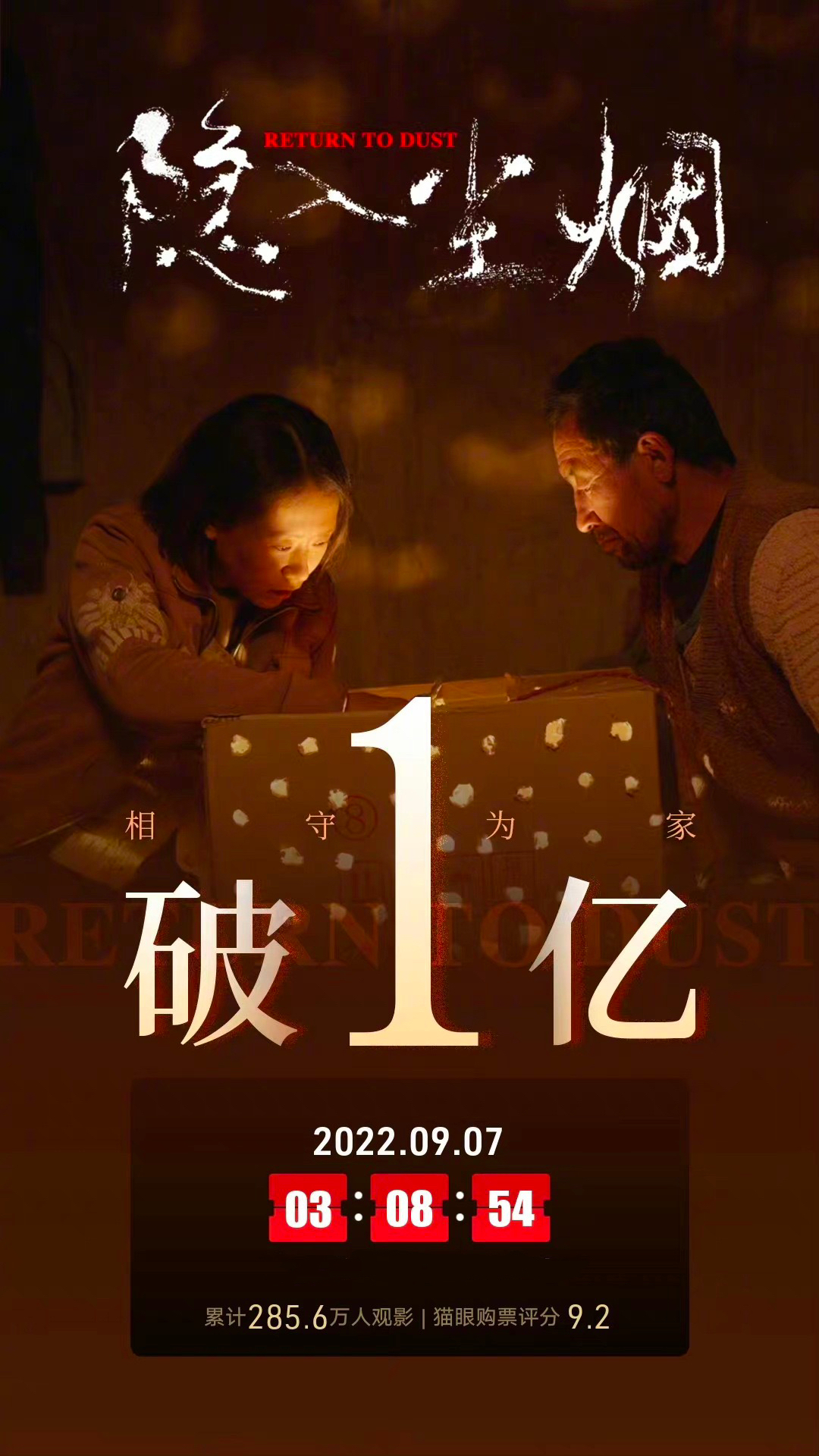 隐入尘烟|《隐入尘烟》上映62天，口碑票房双双逆跌