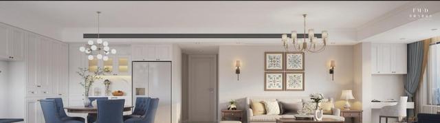 看了这套133改善房后,让我真正喜欢上美式风,颜值不输样板房