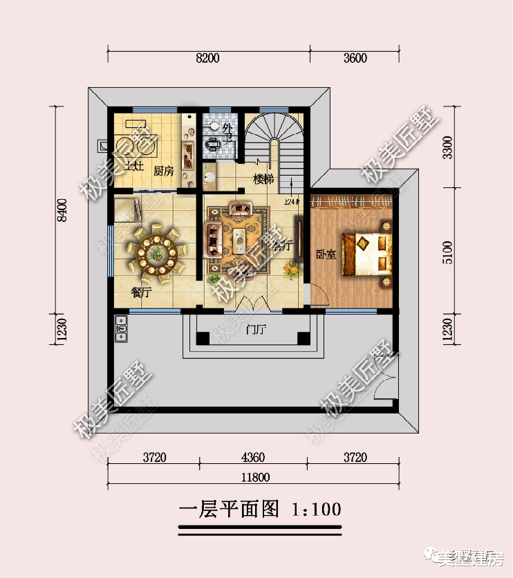 这样的三层简欧风别墅，谁不爱？暖暖的红色温暖的家