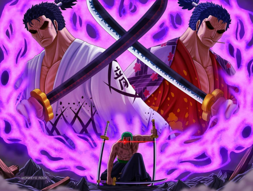 索隆|海贼王:别再说烬弱了!索隆凭借“霸缠”和“绝招”才能勉强取胜