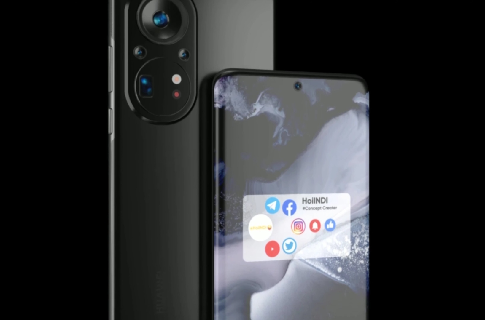 华为|华为 P60 Pro渲染图曝光：玫瑰红设计，背面四个摄像头