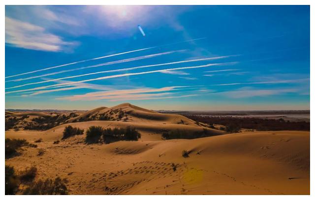 库布其沙漠|风沙四起云沈沈，今昔环周绿蒙蒙——库布其沙漠