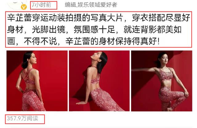 辛芷蕾|辛芷蕾穿运动装拍大片,双手扶着箱子引起热议,网友:“没看懂”