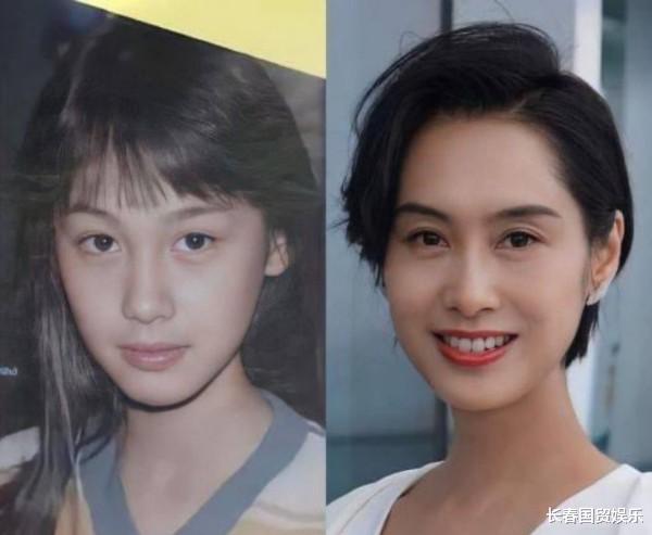 朱茵|朱茵11岁时青涩照被挖，五官精致清纯甜美气质好，被赞从小美到大