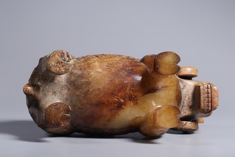 |海外回流:商周古玉瑞兽摆件