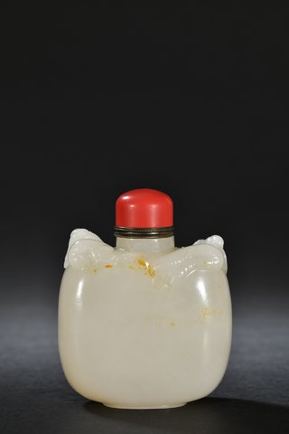 和田玉籽料|和田玉籽料天仙鼻烟壶