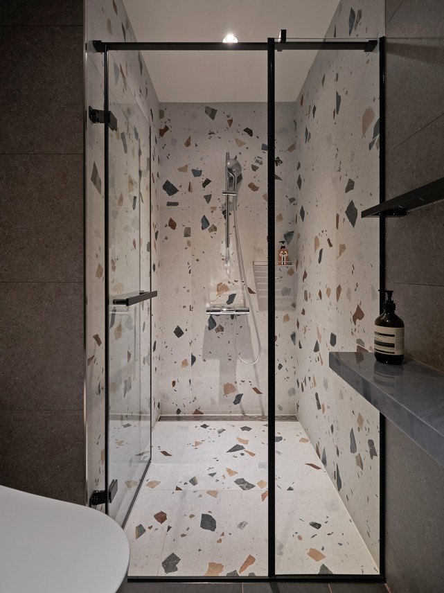 “去客厅化”的另一种设计,把客厅旋转45°后,简直不要太爽