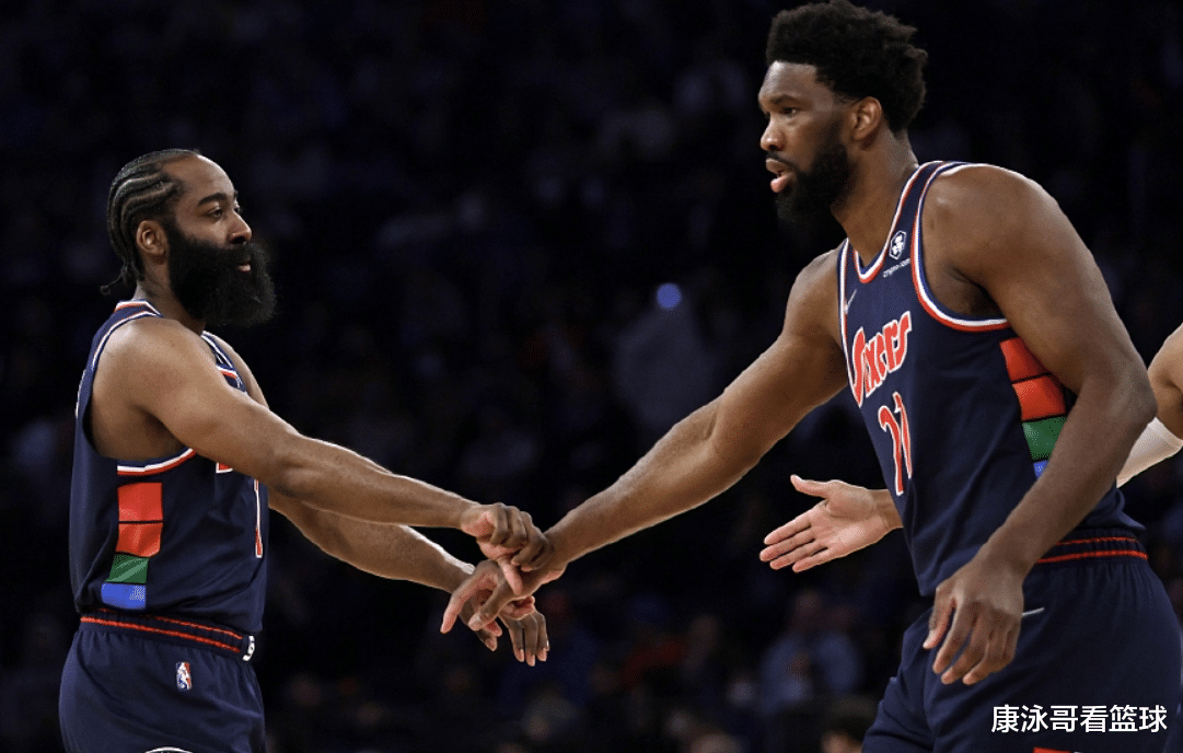 乔尔·恩比德|41分20板！44分17板！NBA第一个奖项诞生，哈登说到做到帮你拿到