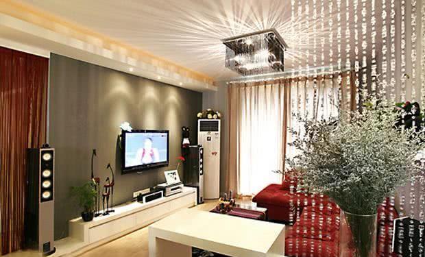 82㎡简约婚房完工,这配色喜庆又应景,连橱柜都是大红色的!