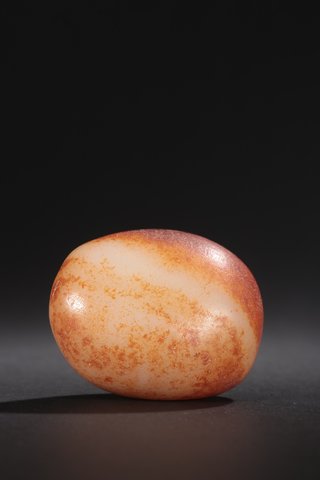 |旧藏-和田玉红皮原石把件