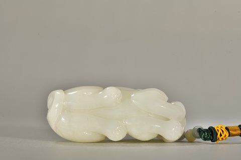 和田玉籽料|和田玉籽料童子戏牛摆件