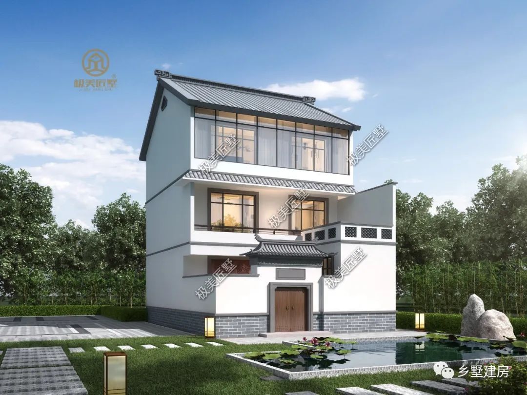 购房置业|五款一侧不开窗的别墅,临街建房不发愁,完美保护隐私