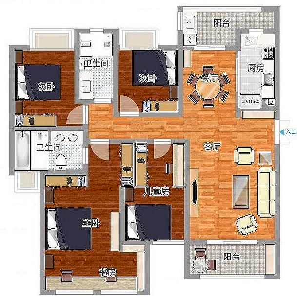 我家140平房子可算是装好了,装修花费42万,看了都说钱花的值!