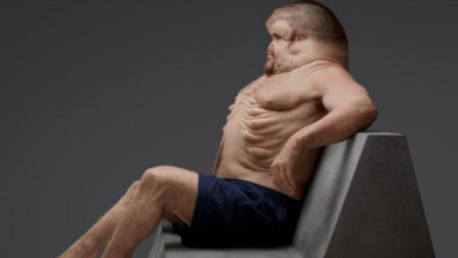 为避免交通事故，未来人进化成没脖子的大脑怪物，丑到不忍直视