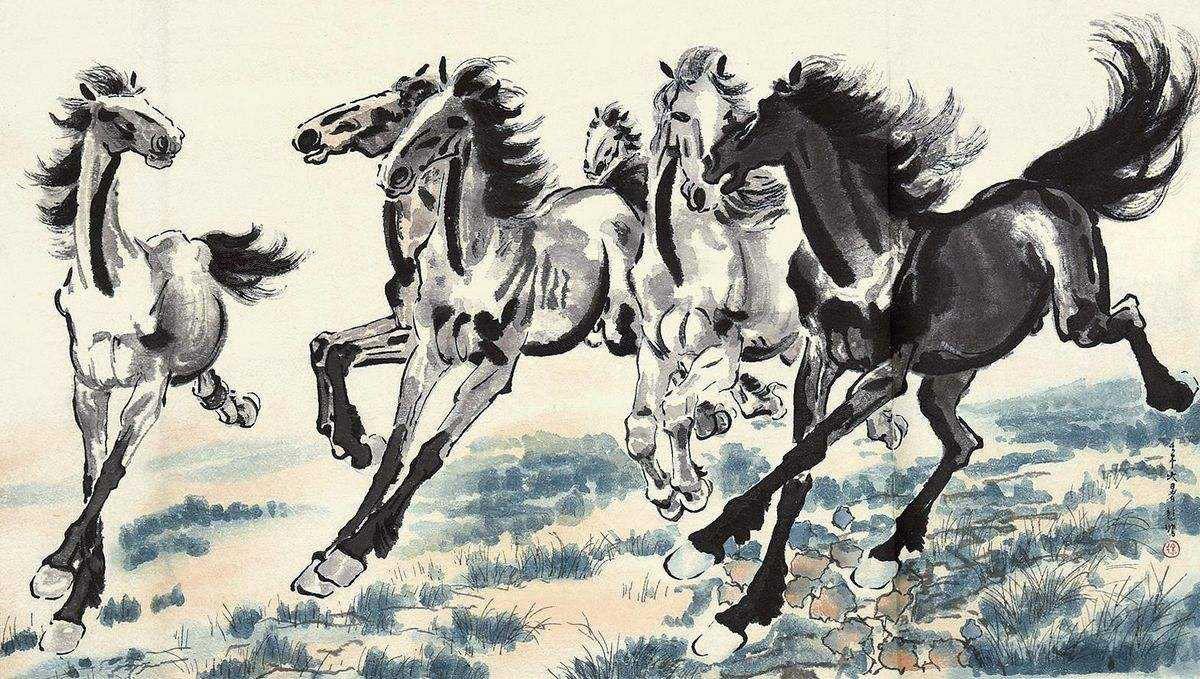 邮票|值得收藏的精品邮票之三徐悲鸿大师的《奔马》邮票及市场价格