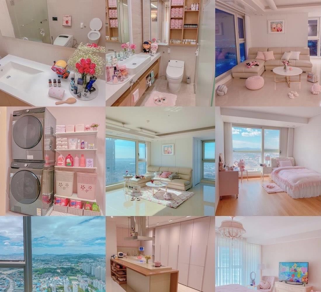 韩国三口之家,吸粉无数!全屋唯美得堪比韩剧中的场景,精致极了