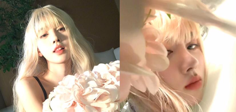 鞠婧祎|女星鞠婧祎罕晒性感照！穿紧身吊带秀事业线，吐舌卖萌太俏皮