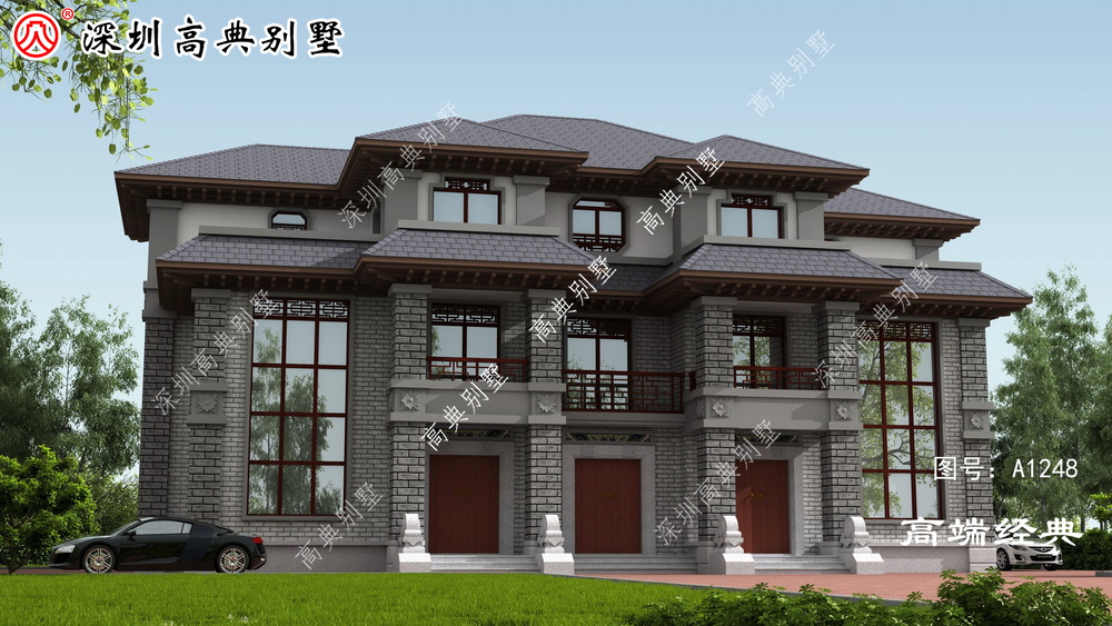 古典|这样的古典双拼住宅,村里谁不羡慕您?传承中式古典美