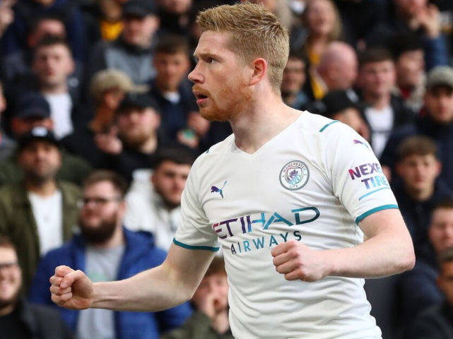 凯文·德布劳内|5-1！英超领头羊狂飙：5连胜+89分领跑，9000万球星轰入4球