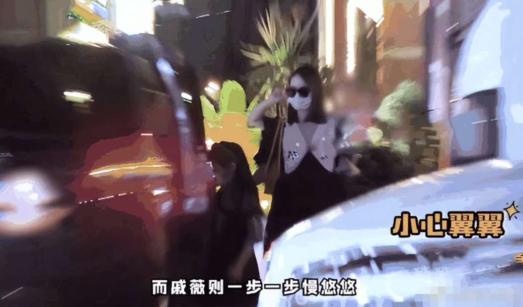 戚薇|戚薇怀二胎后首次露面,戴墨镜出门胖成李湘,因孩子错失乘风破浪