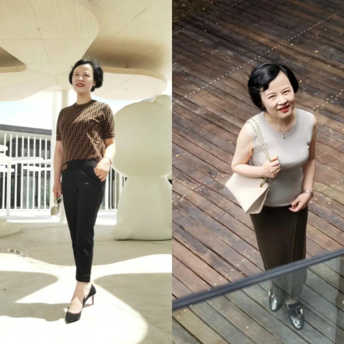 短发 伴随女人变老的，除了越来越短的头发，还有越来越得体的衣着打扮