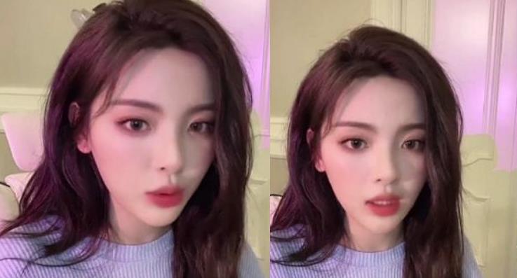 杨超越|女星杨超越罕走性感风！穿抹胸短裙炫事业线，膝盖上破一块太抢镜