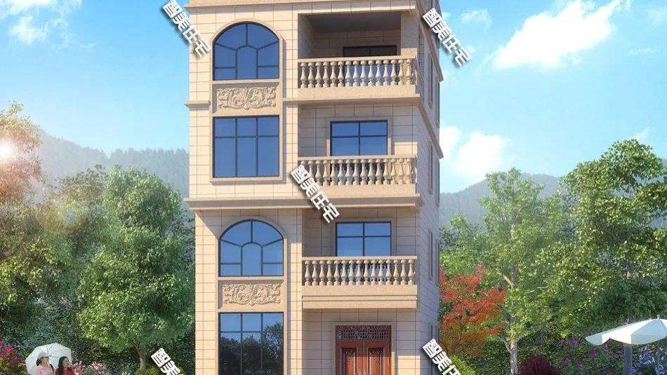 海珠|7×10米，这栋平顶住宅有五层，做法在广东农村广受欢迎