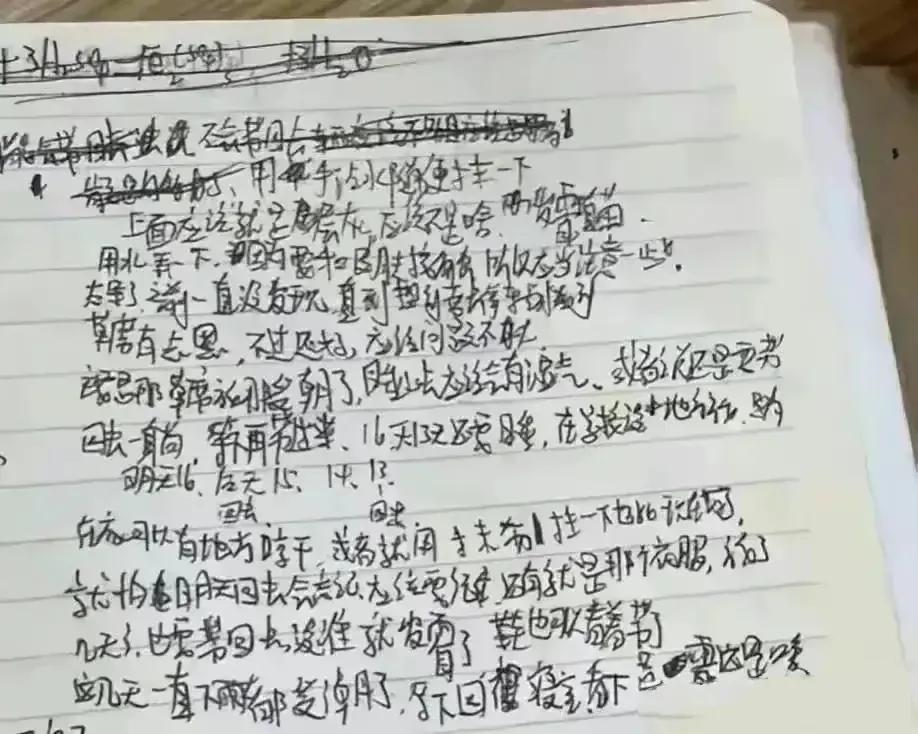 胡鑫宇|胡鑫宇日记内容曝光：字如其人，厌学，一手烂字打了谁的脸？