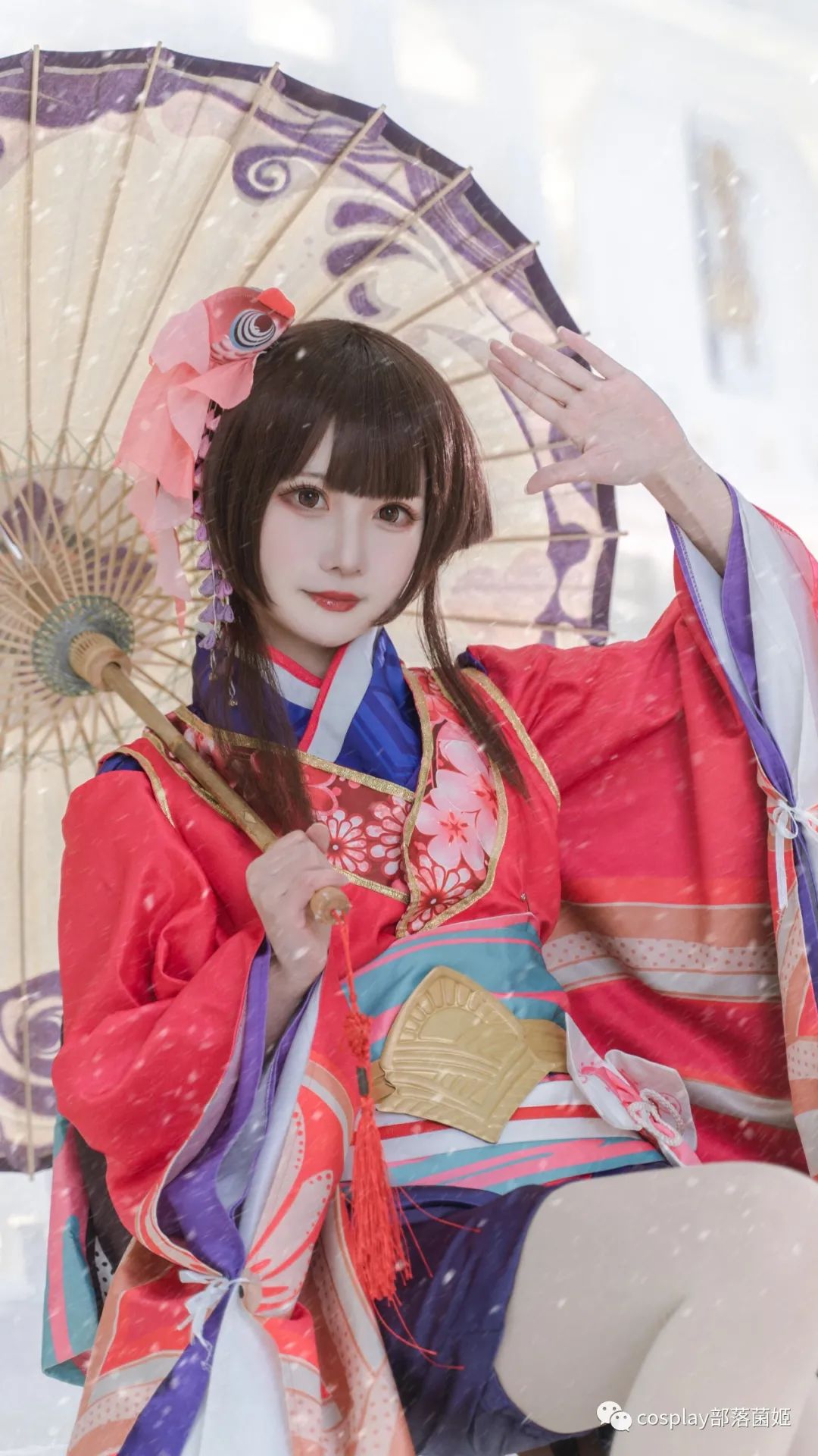 阴阳师|cos：阴阳师神乐cos正片@菠萝，怎么了？没什么事？