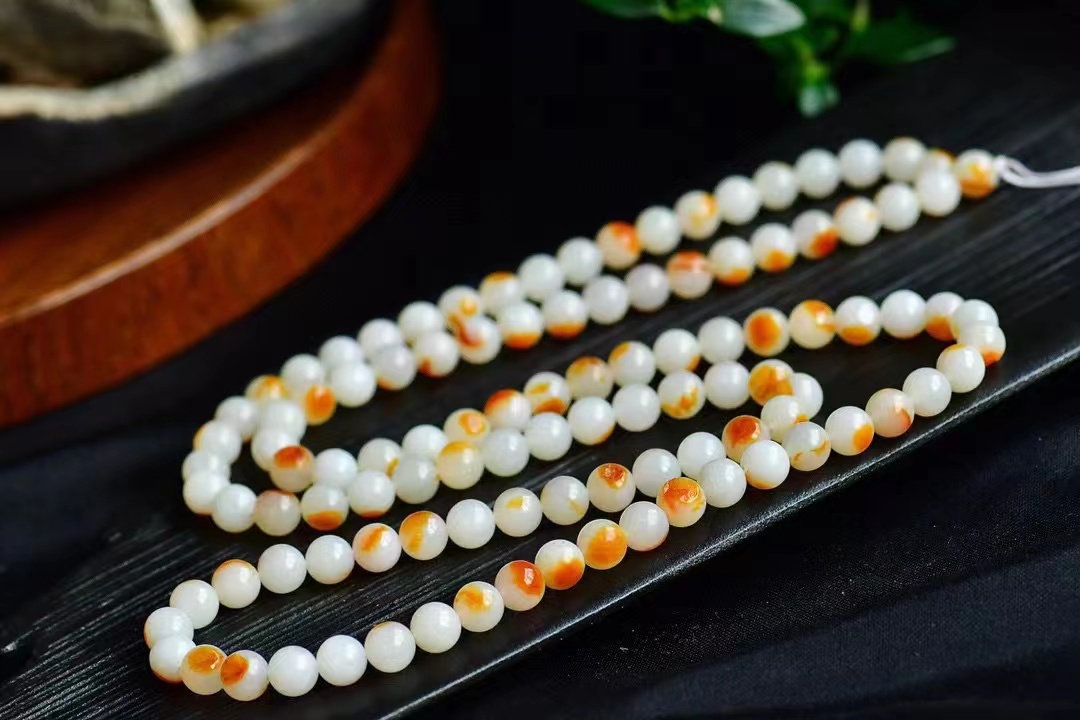 文玩|和田玉籽料项链