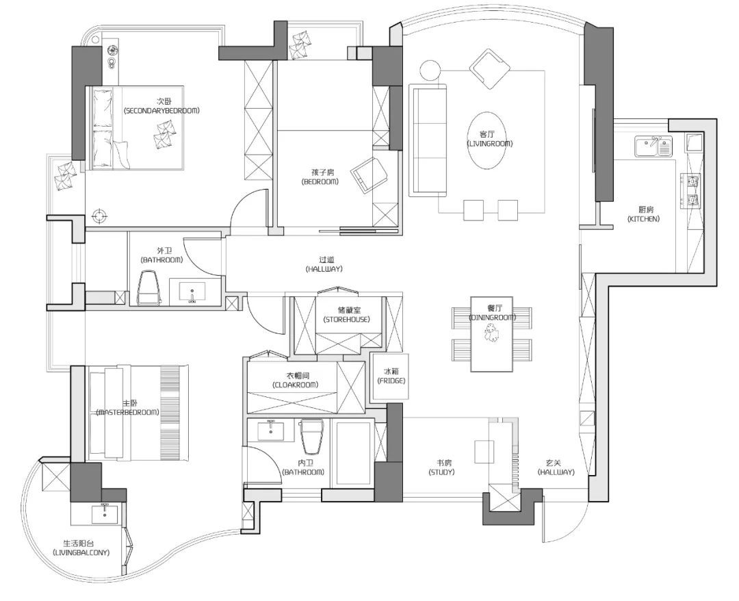 45岁大姐第二次装修，坚持选择“无风格”设计，全屋雅致高级