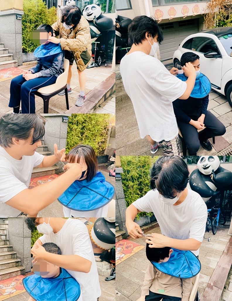 陈龙|演员陈龙家门口摆摊剪头！梳子揣兜拿剪刀姿势专业，邻居纷纷捧场