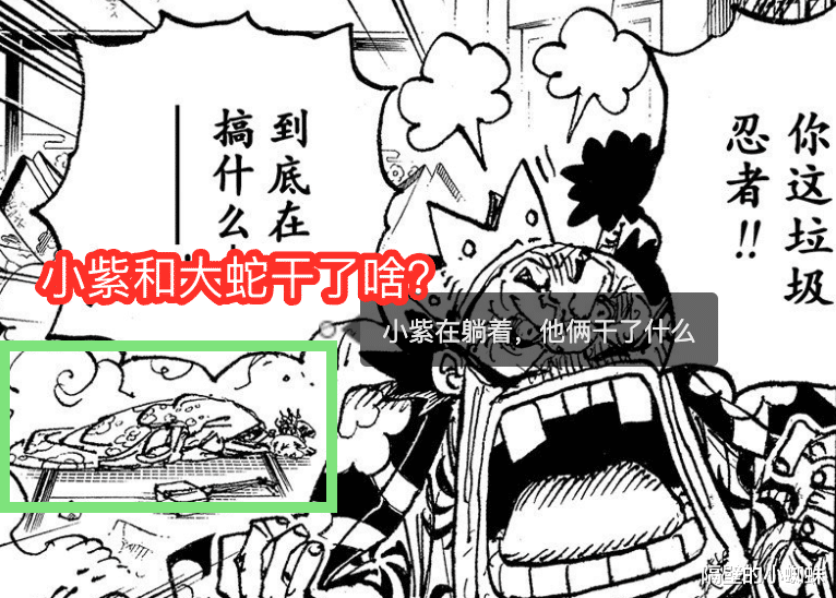 海贼王|海贼王1041话，小紫突然倒地不起，被大蛇玷污了？网友的话很有趣