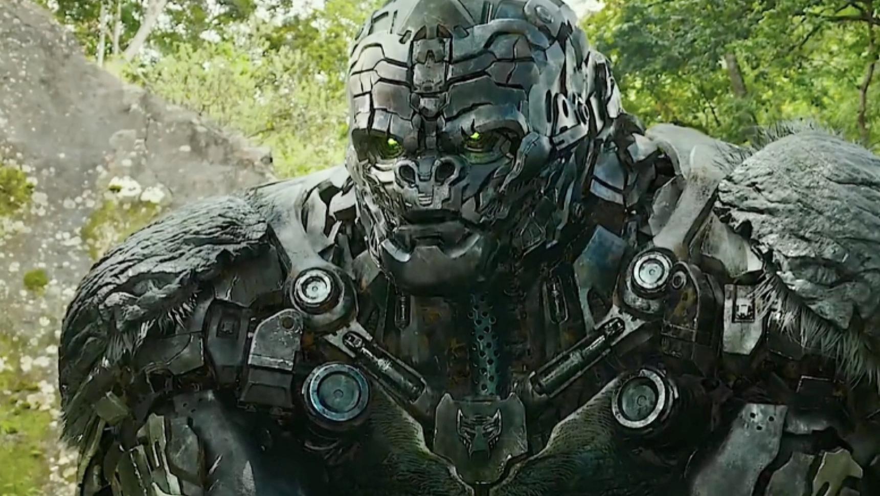 预告片|《变形金刚：万兽崛起》预告分析，黑猩猩队长与巨无霸登场