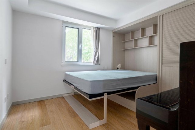 75平日式风二居室，g景的布局，让客厅开阔明亮起来感