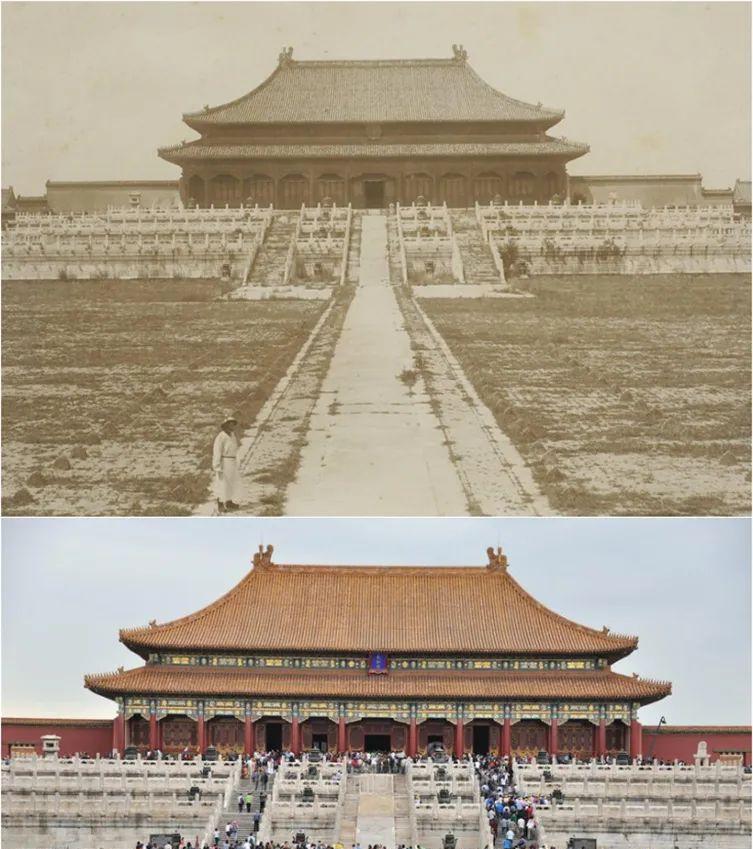 古镇|一组活久见的今昔对比照：世界著名景点100年前是什么样子？