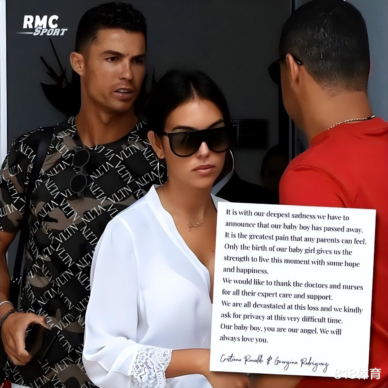 C罗|奶爸! C罗豪宅光膀子怀抱新生女儿一脸宠溺, 龙凤胎儿子夭折更宝贝女儿