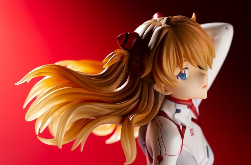 手办|EVA明日香白色战斗服手办追加官图 经典大s跪姿的女神香香