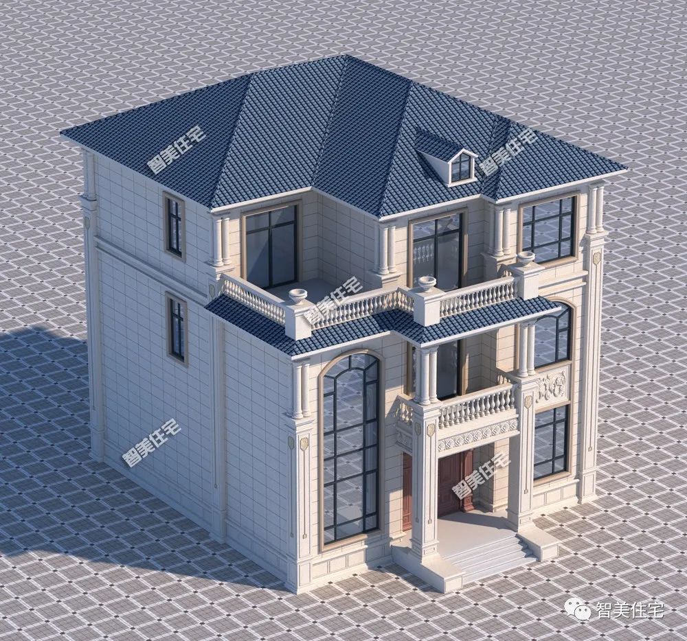 别墅|12×12.7米农村别墅，建设美丽家园，你我都可以出一份力！