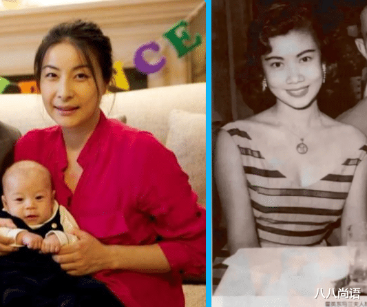 郭晶晶|郭晶晶婆家爷爷的三姨太，年轻时貌美似孙媳，老年时依然风韵犹存