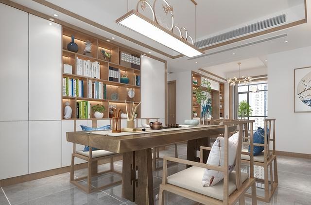 不拘泥于传统装修布局，这对夫妻果断把客厅改“书房”，功能好用