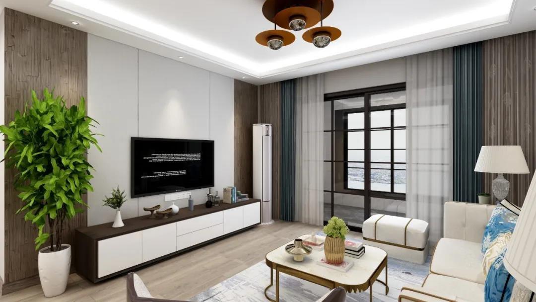 120平新中式四居室温馨简单,费心思最多的就是收纳区域的设计