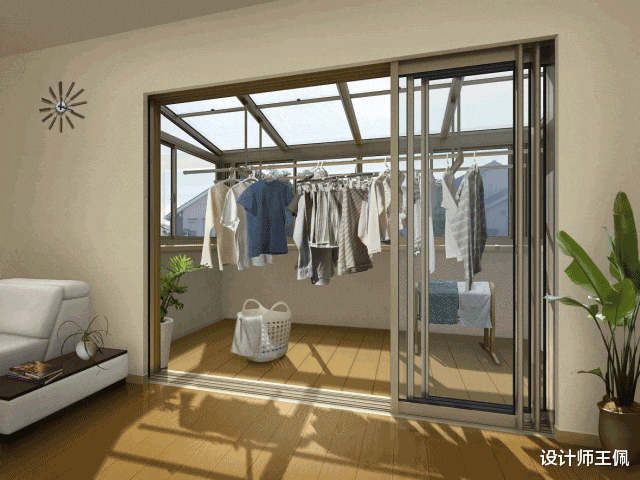 装修时脑子一热,阳台只封了一半,没想到一下拥有了绝美双阳台!