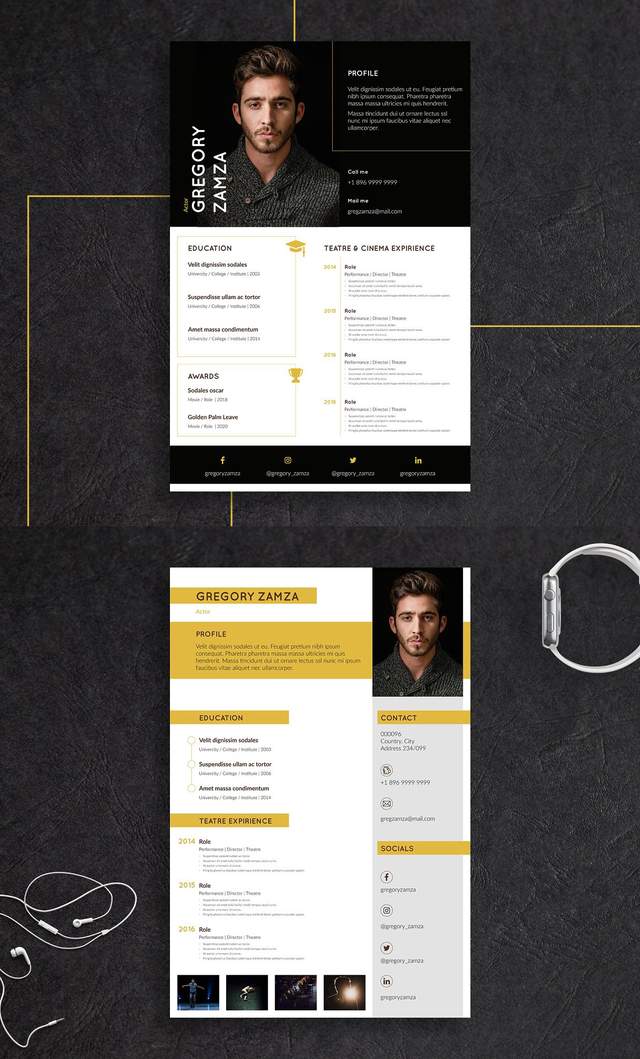 国外简历设计欣赏！亮出你的风格
