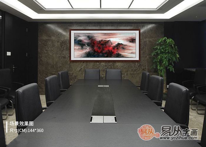 山水画|办公室软装 精美典雅山水国画 赵洪霞作品盘点